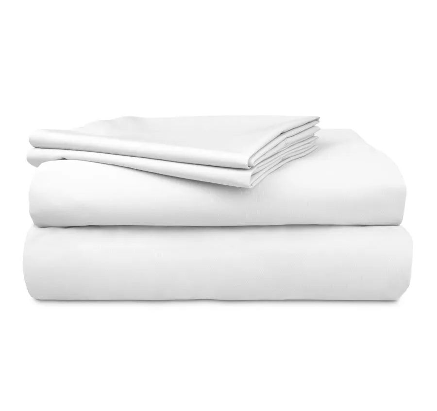 500THC Organic Cotton Sheet Set White