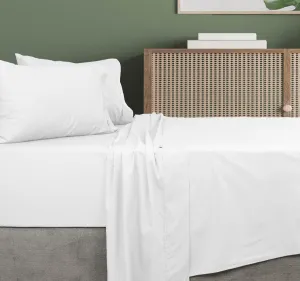 500THC Organic Cotton Sheet Set White