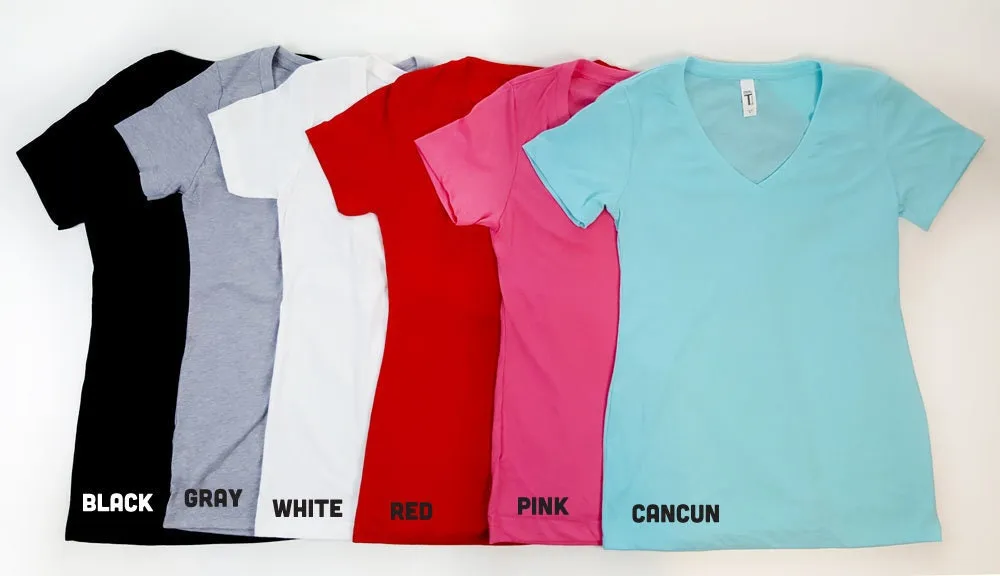 Blessed with Arrow and Hearts T-shirt, V-neck or Tank top in your choice of design color