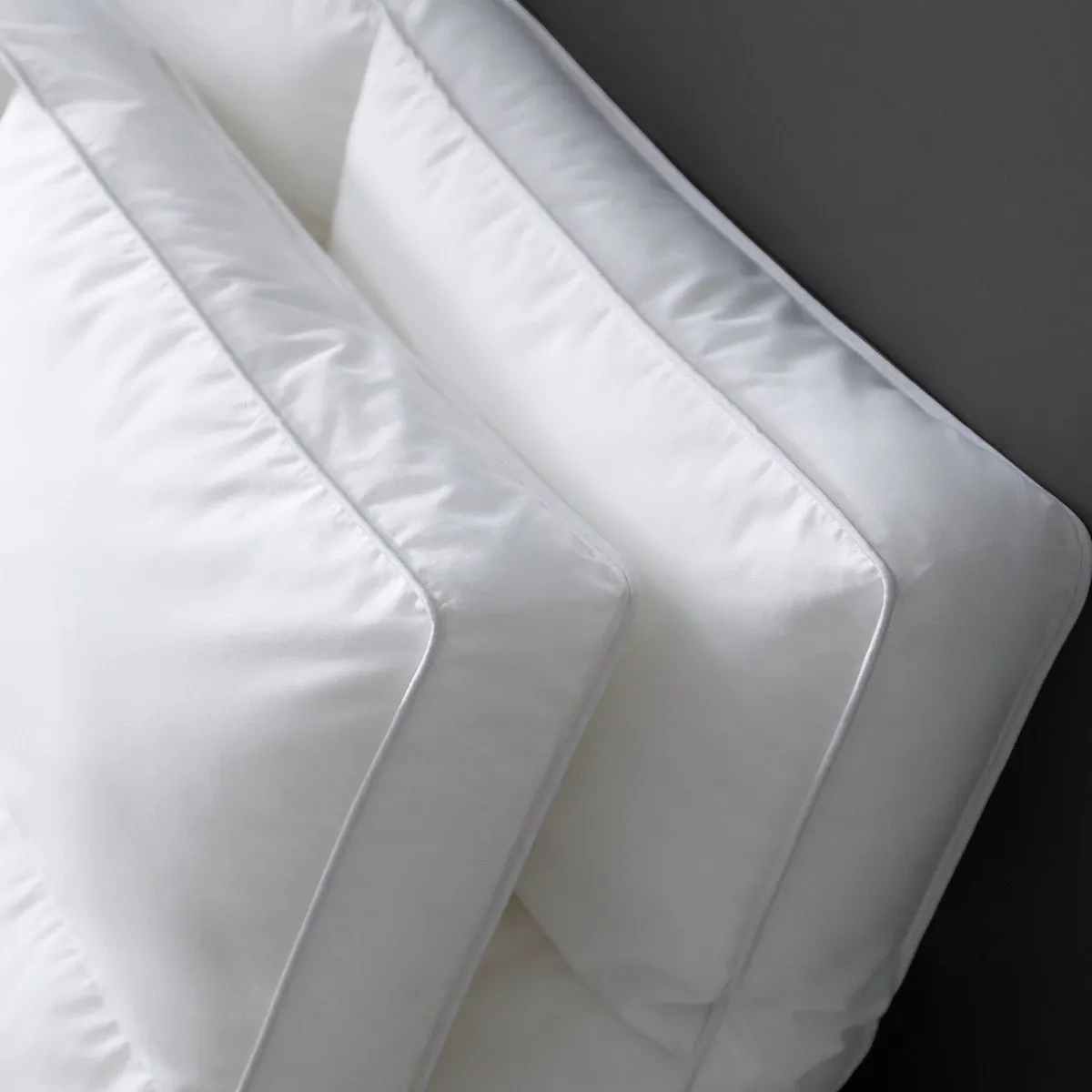 Carna 60s Breathable Pure Cotton Low White Pillow
