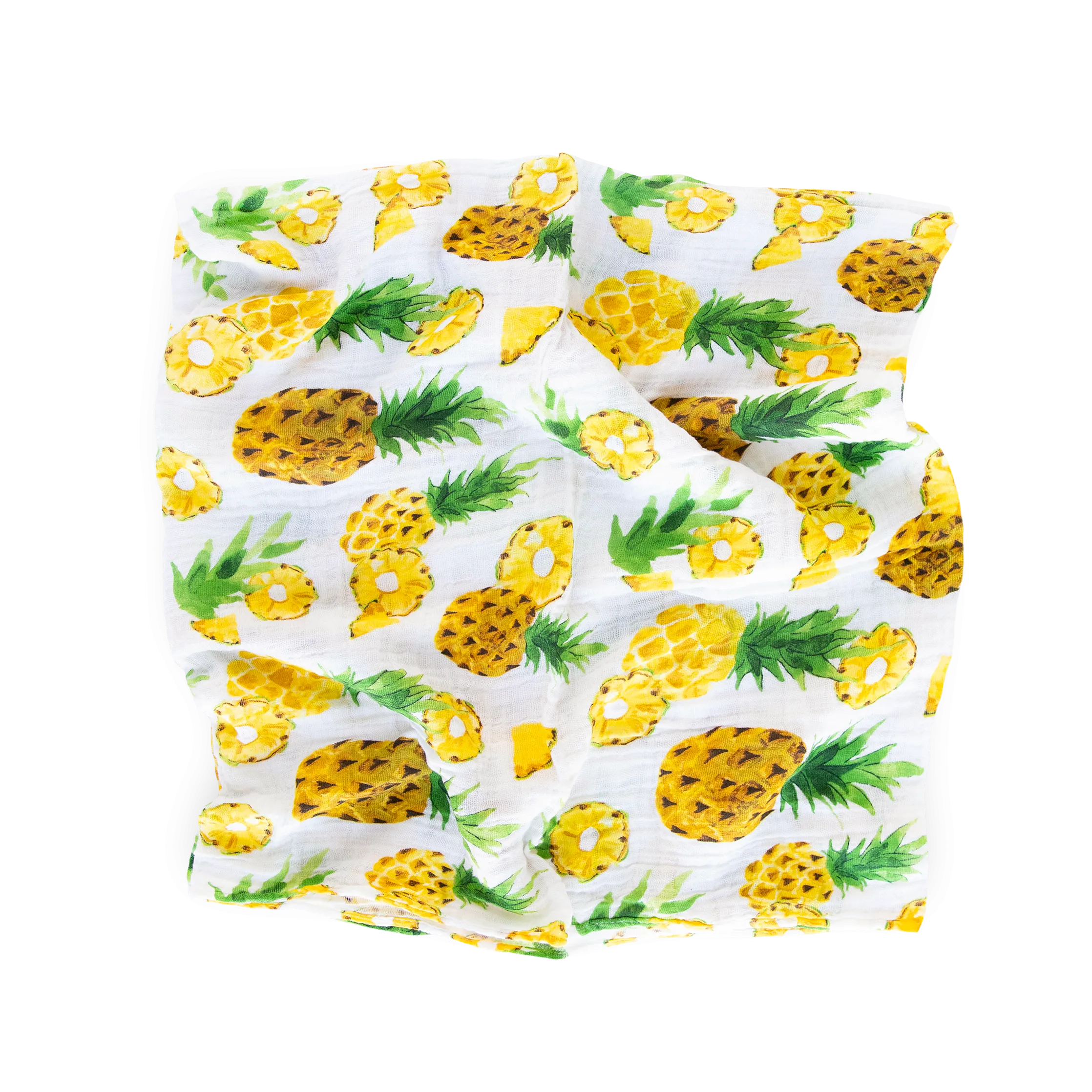 Cotton Muslin Swaddle Blanket - Fresh Pineapple