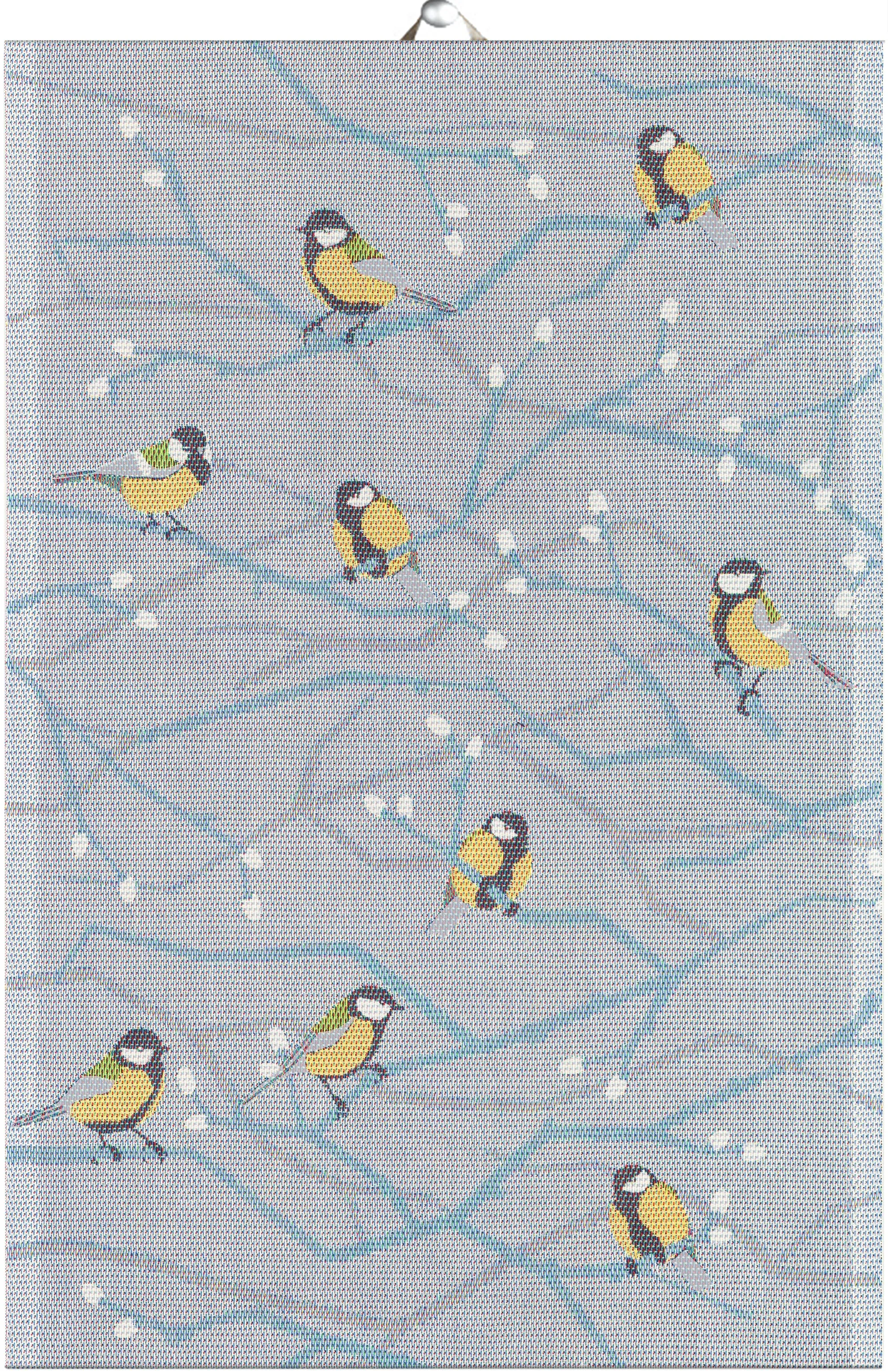 Ekelund Tea Towel: "Vinterfaglar"