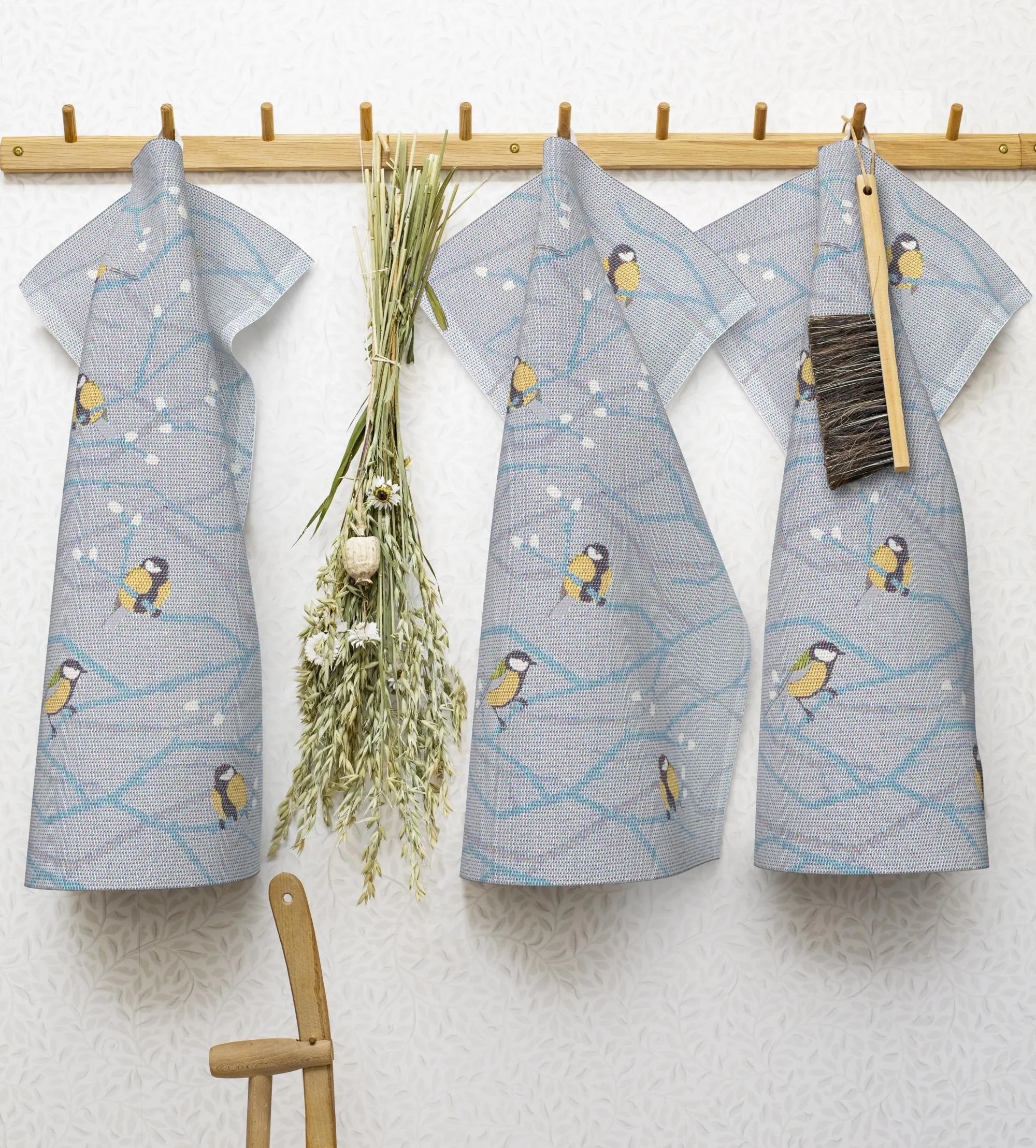 Ekelund Tea Towel: "Vinterfaglar"