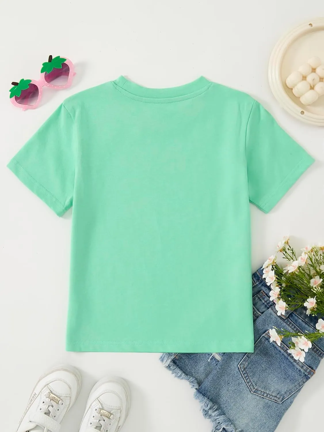 Girl's Rock Paper Scissors Cute Paw Funny Cat T-Shirt