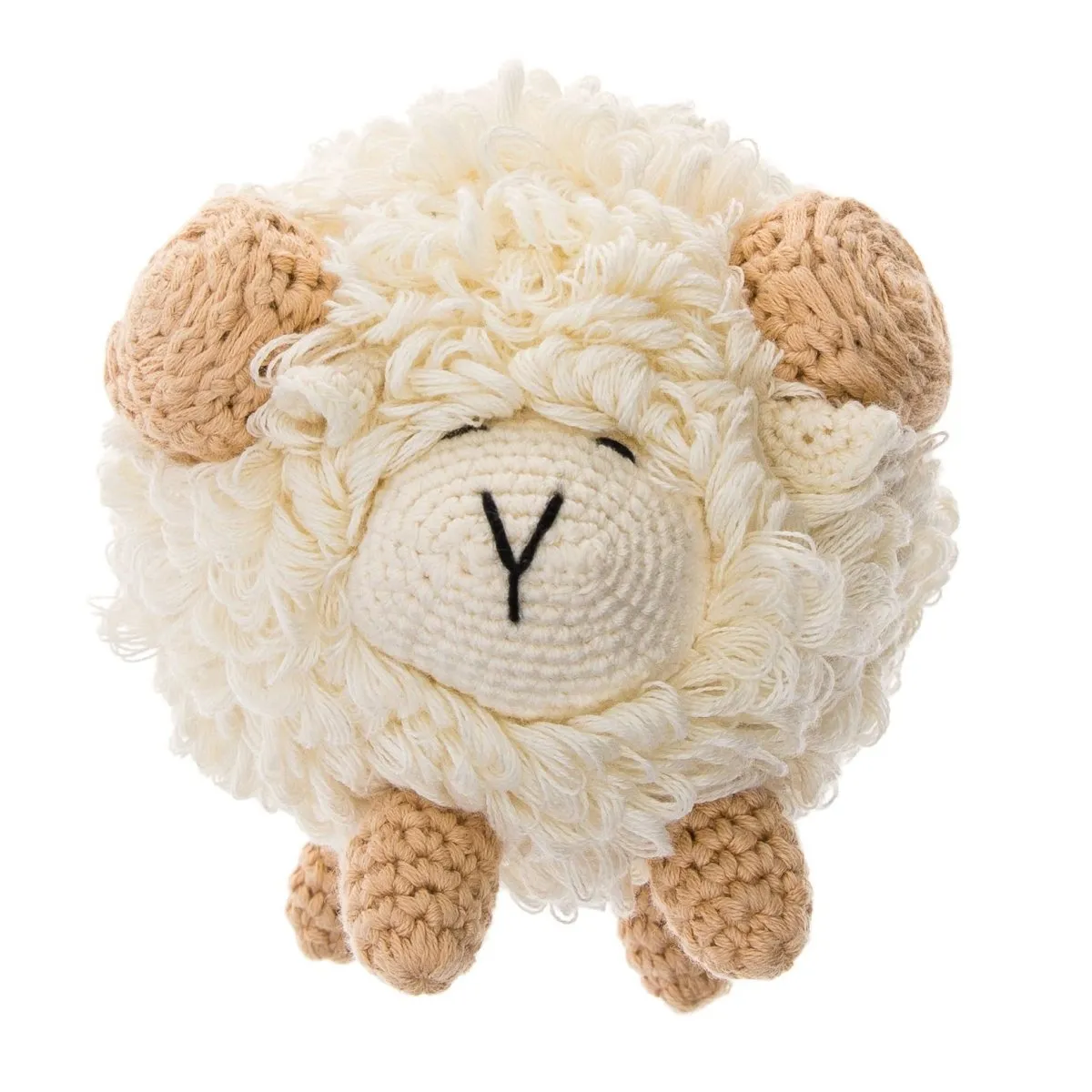 Handmade Crochet Doll: Mr. Shallis the Sheep