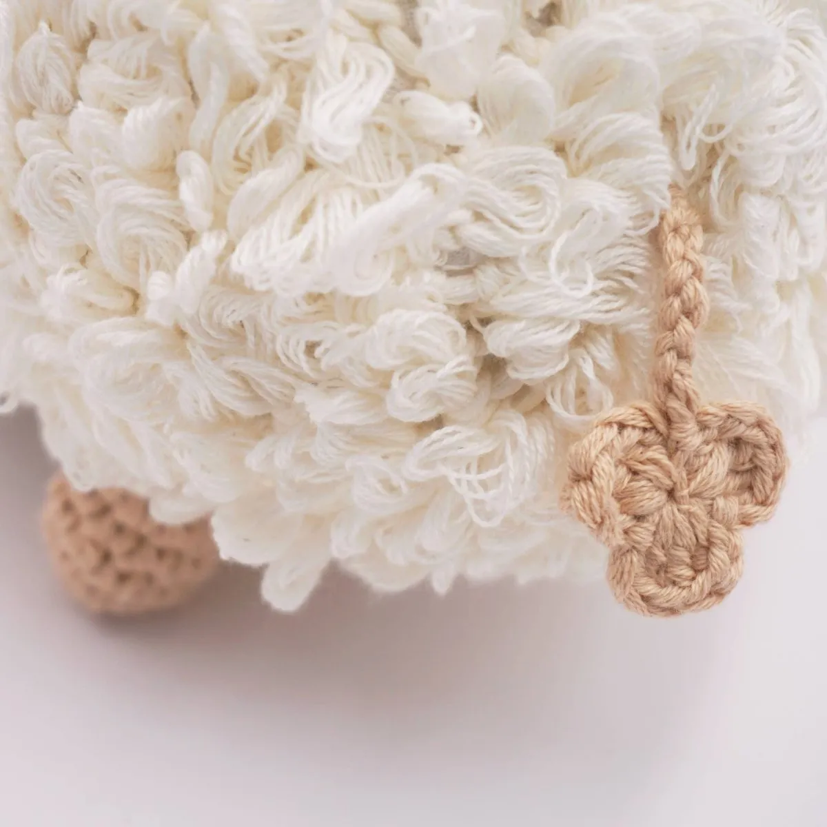 Handmade Crochet Doll: Mr. Shallis the Sheep