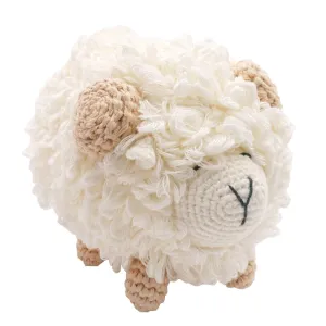 Handmade Crochet Doll: Mr. Shallis the Sheep