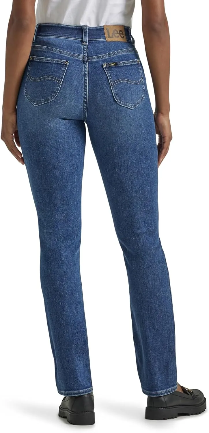 Lee Women's Ultra Lux Comfort with Flex Motion Straight Leg Jean