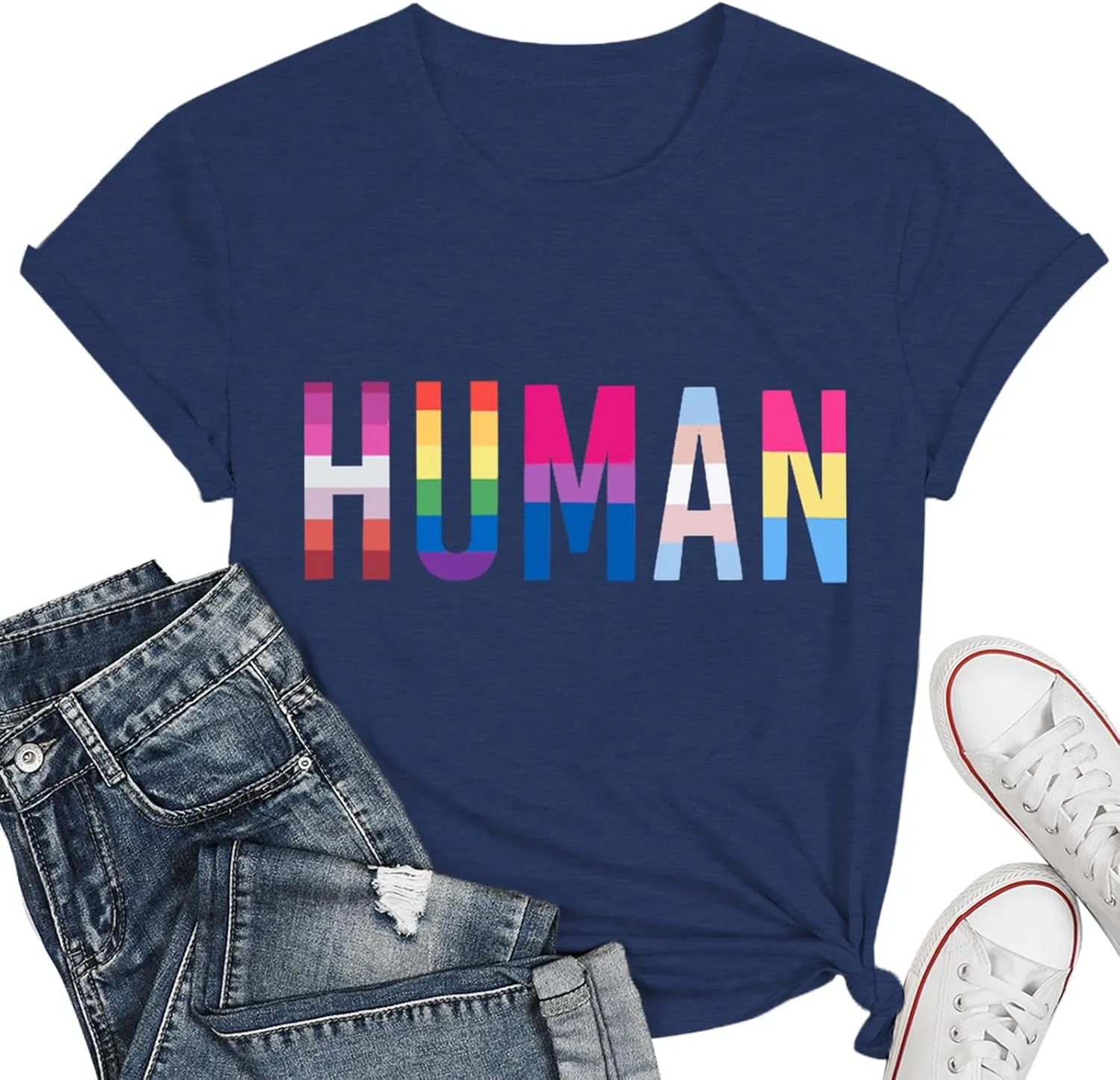 Pride Shirt Woman Cute Wildflower LGBT Pride Month Tshirt Flower LGBTQ Tees