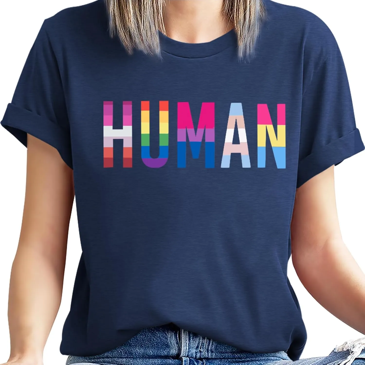 Pride Shirt Woman Cute Wildflower LGBT Pride Month Tshirt Flower LGBTQ Tees
