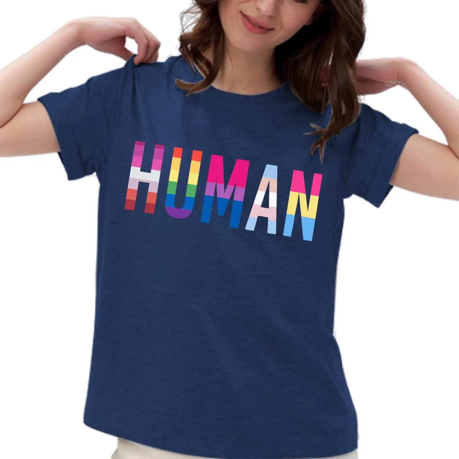 Pride Shirt Woman Cute Wildflower LGBT Pride Month Tshirt Flower LGBTQ Tees