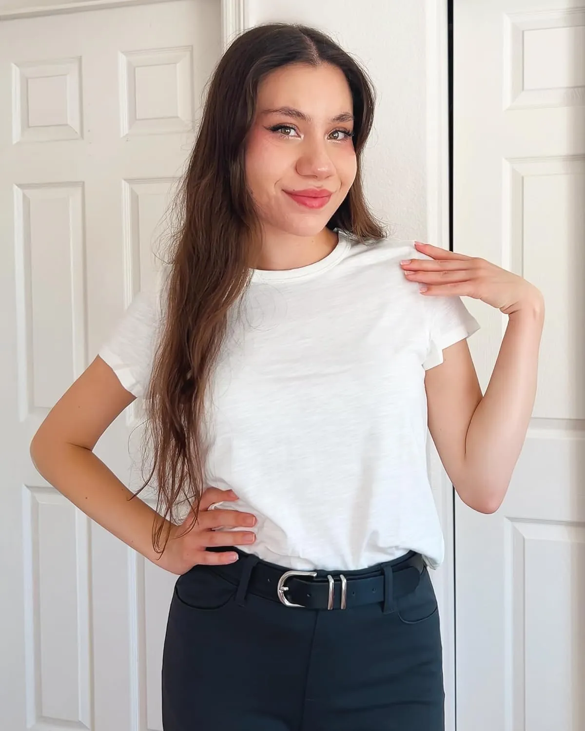 Stelle Womens Modal Soft Crewneck Short Sleeve T Shirts Summer Casual Basic Tops Tees