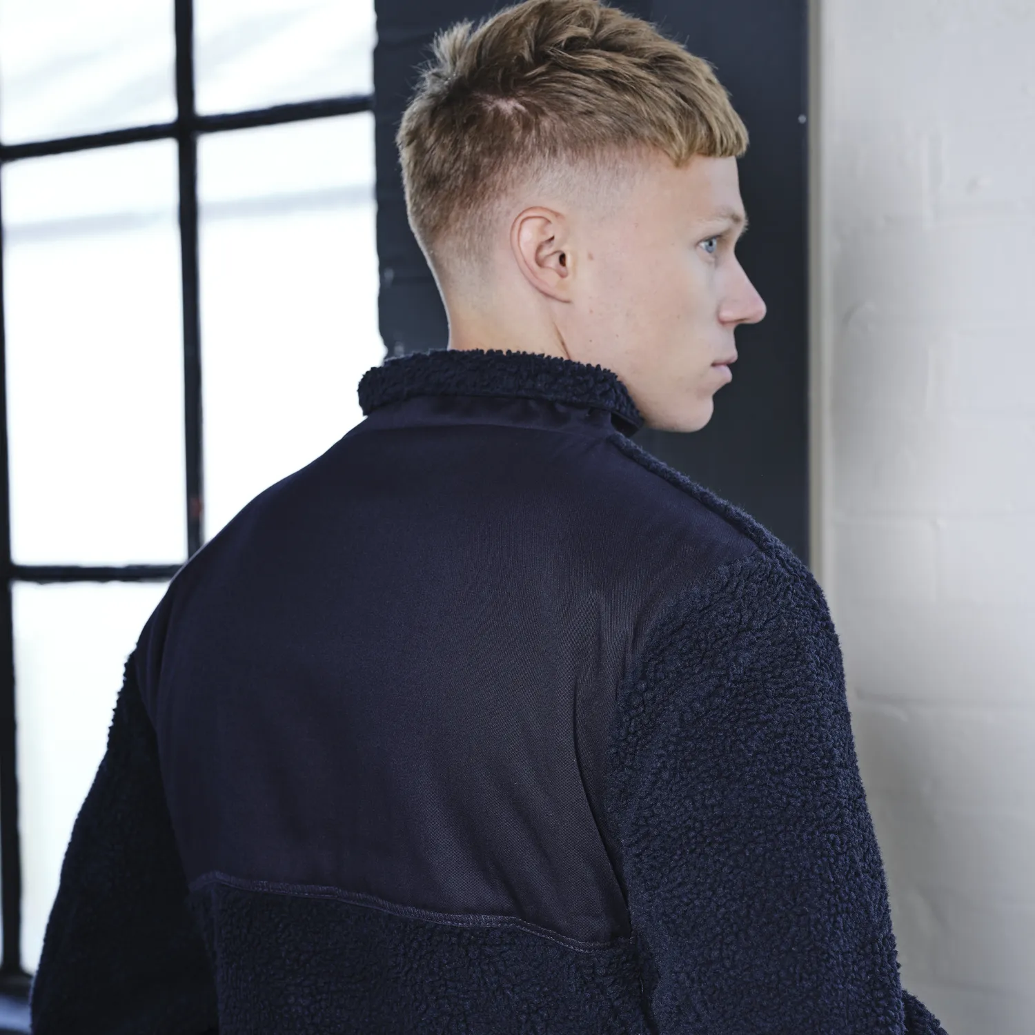 Team GB Embroidered Navy Sherpa Fleece