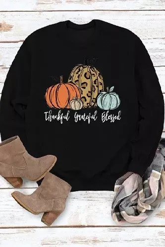 Thankful Grateful Blessed Sweatshirt