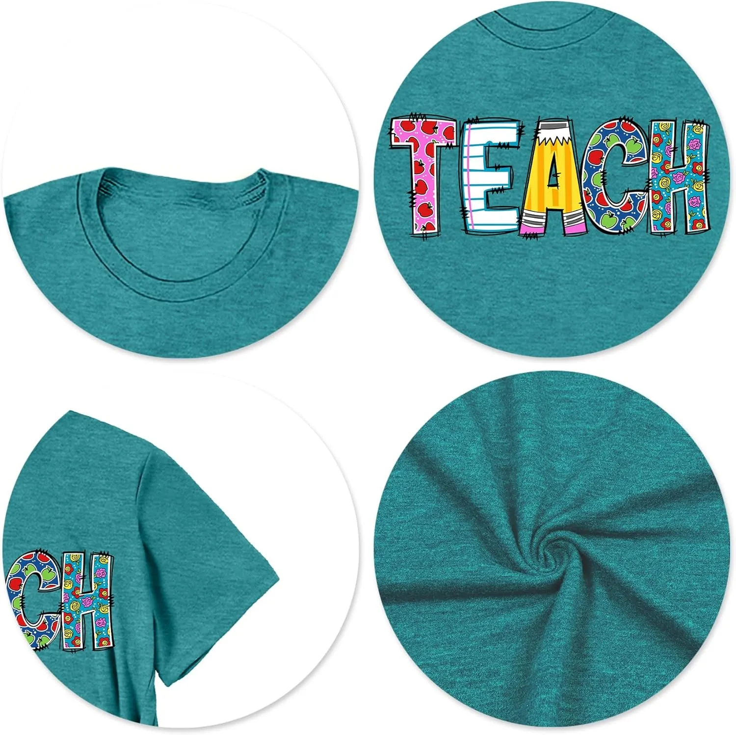 Women's Funny Teacher T-Shirts: Cute Teach Life Tees & Gifts