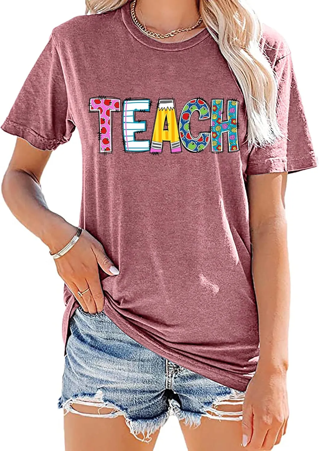 Women's Funny Teacher T-Shirts: Cute Teach Life Tees & Gifts
