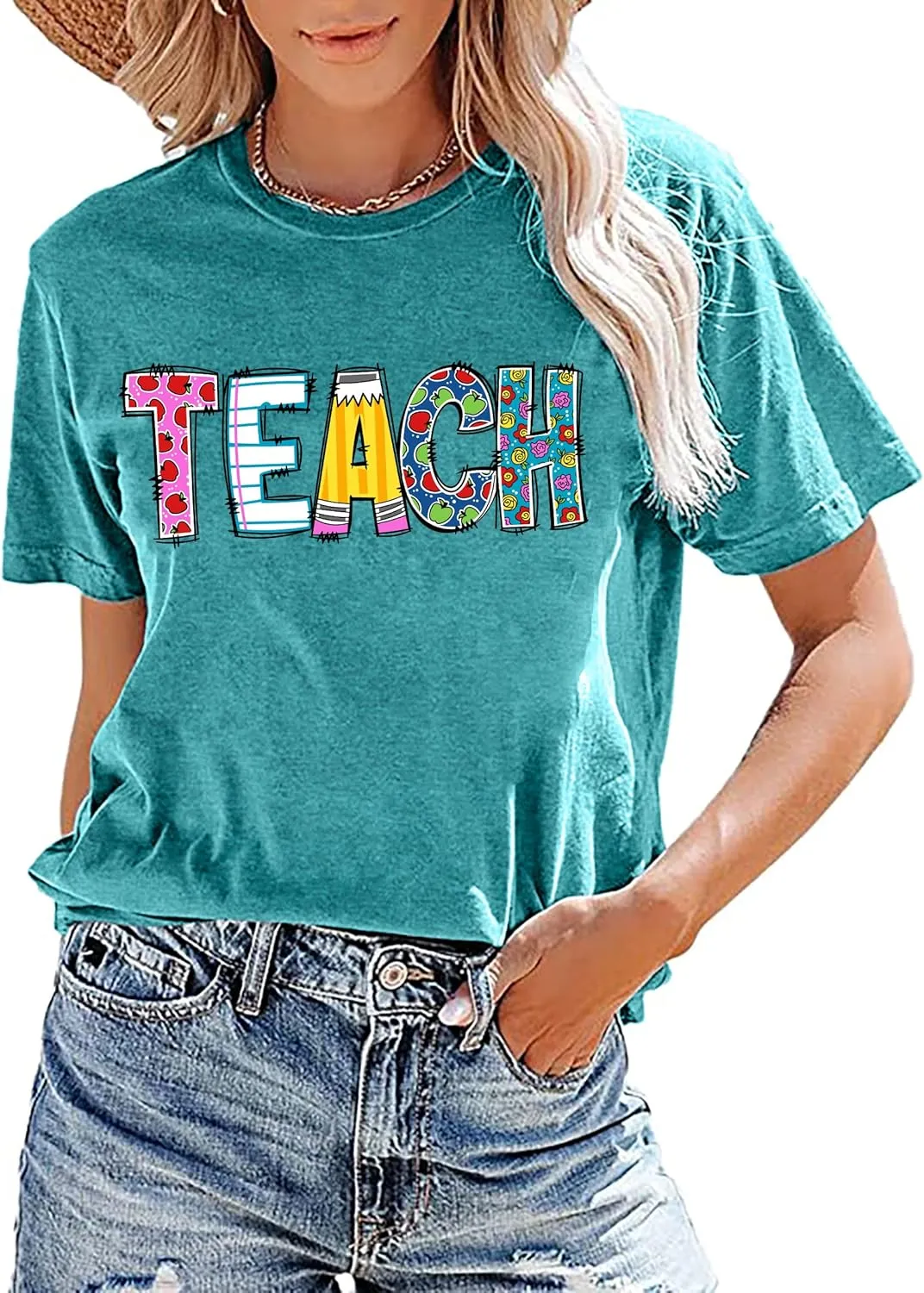 Women's Funny Teacher T-Shirts: Cute Teach Life Tees & Gifts